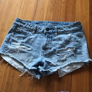 AEO denim festival shorts